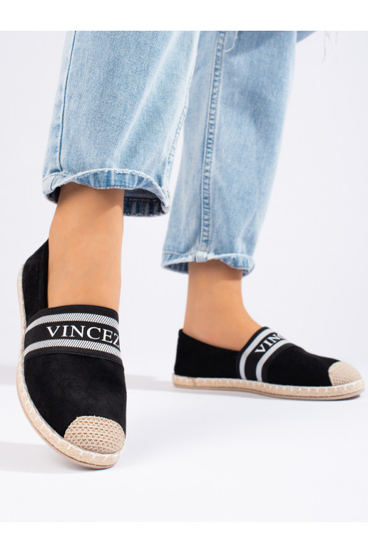 of suede espadrilles  black Vinceza