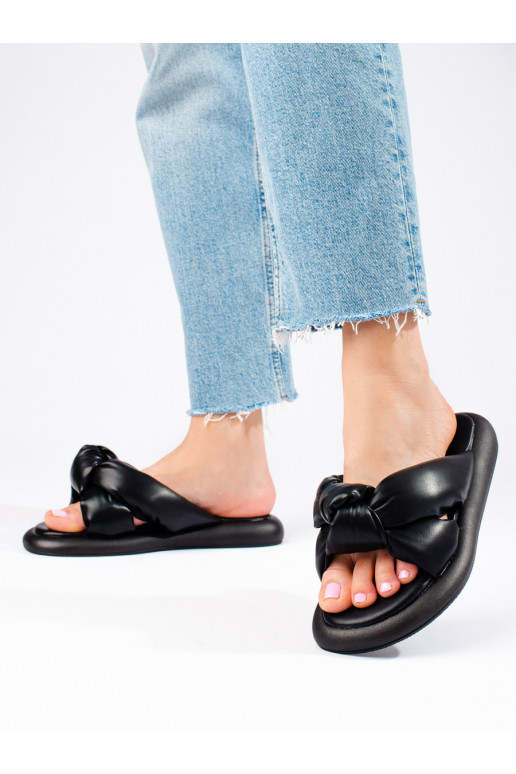   black slippers  Shelovet