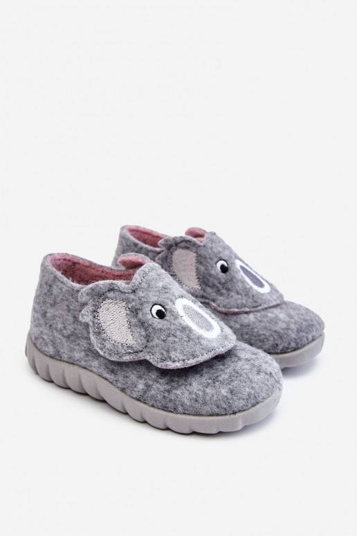 Children's Slippers Befado Koala 620P001 Gray
