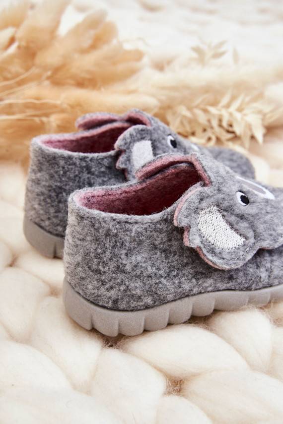 Children's Slippers Befado Koala 620P001 Gray
