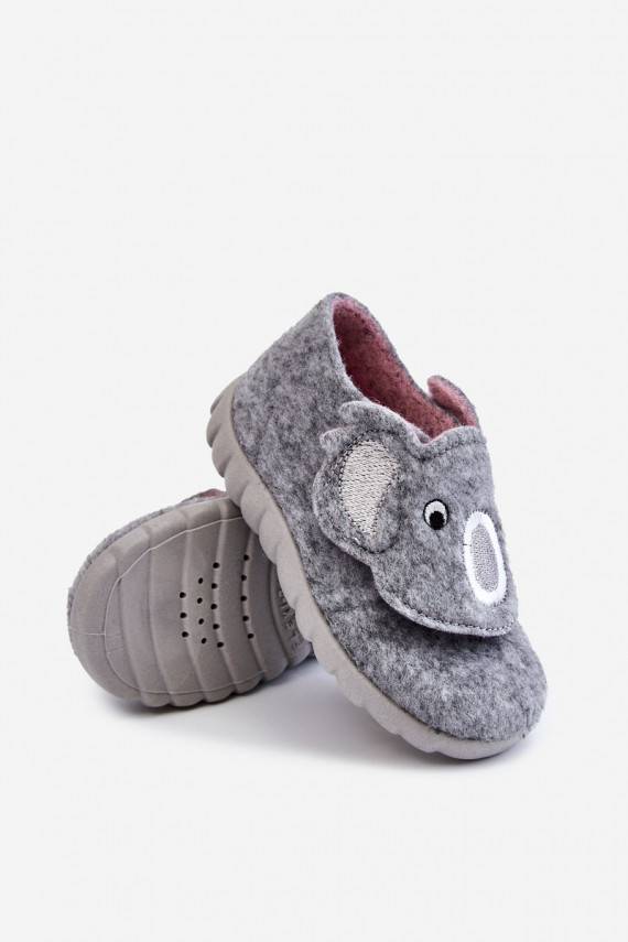Children's Slippers Befado Koala 620P001 Gray