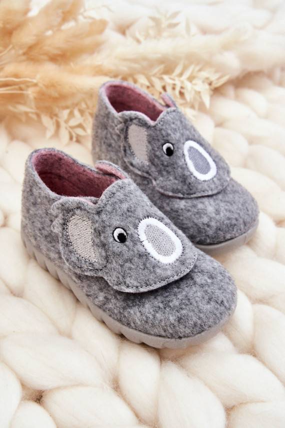 Children's Slippers Befado Koala 620P001 Gray