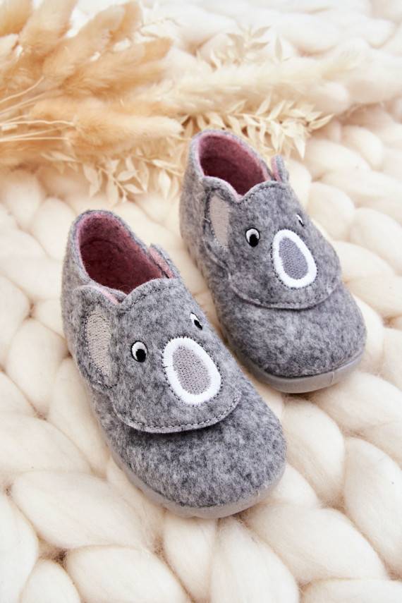 Children's Slippers Befado Koala 620P001 Gray