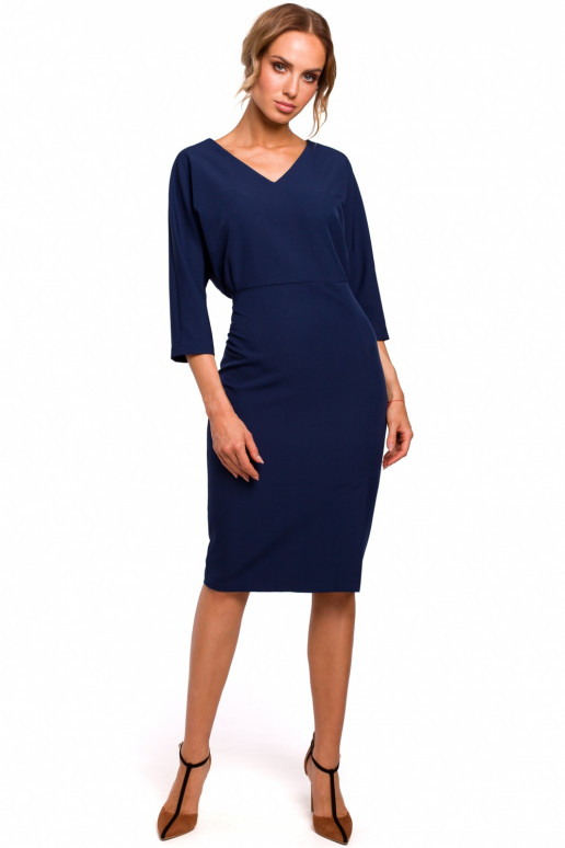 Klasikinė suknelė mėlynos spalvos   Moe