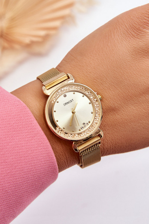 Women's Watch With Gold Dial ERNEST Gold