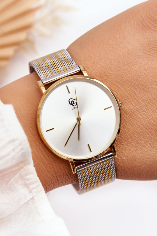 Women's Watch GG Luxe Silver-Gold Fiber